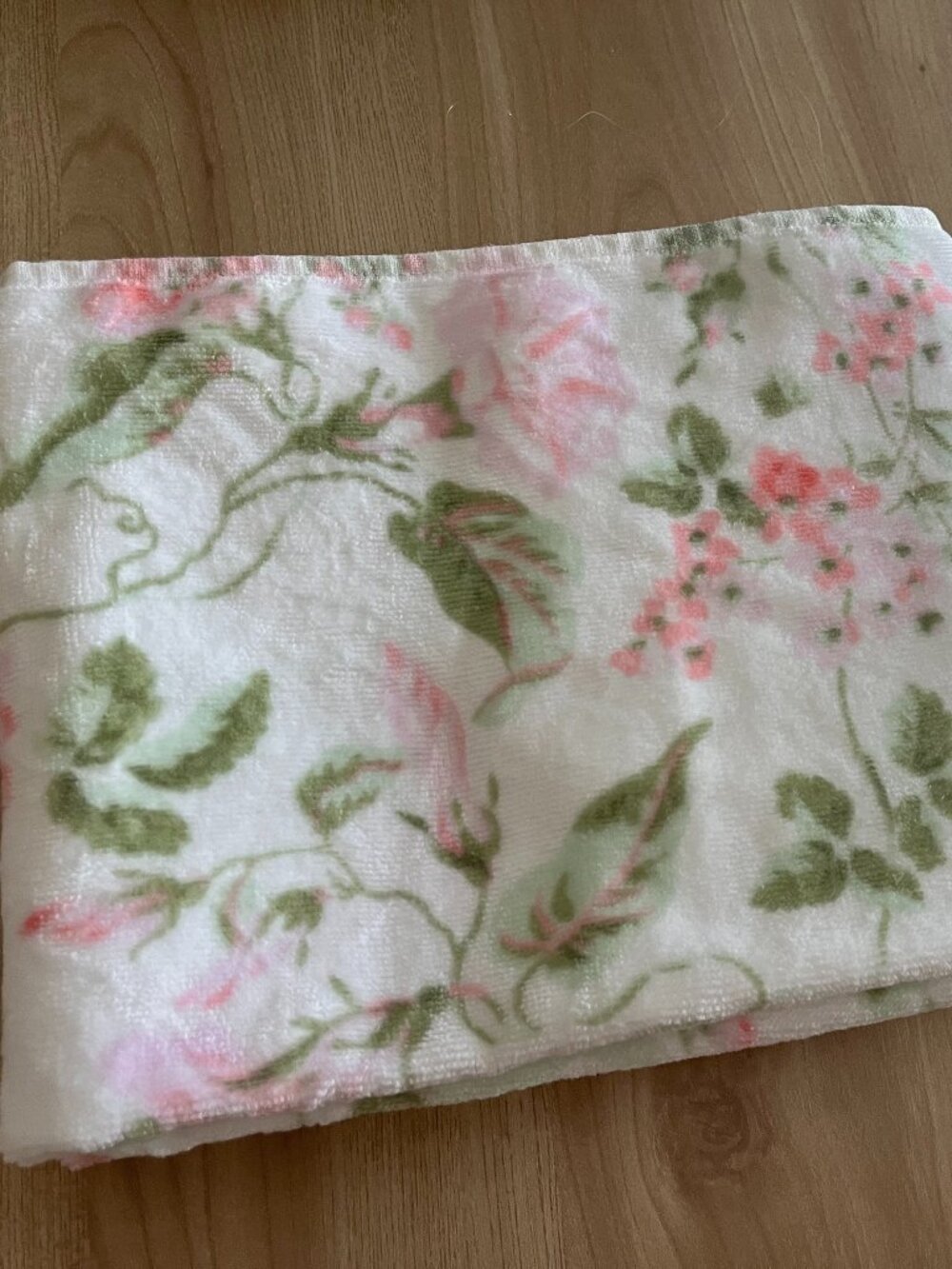 Laura Ashley Morning Glory Pink Floral 2-Pack Hand Towels
